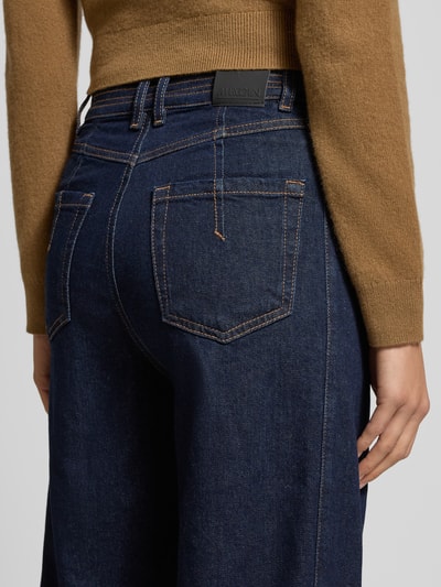 Marc Cain Relaxed fit jeans in 5-pocketmodel Marineblauw gemêleerd - 3