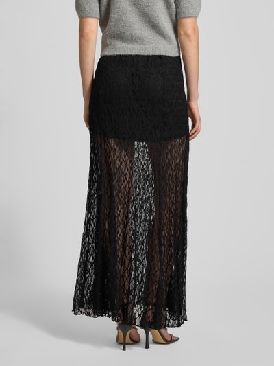 Neo Noir Maxirock aus Spitze Modell 'Mariya' Black 5