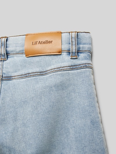 Lil Atelier Jeans met opgestikte steekzakken, model 'ROSE' Lichtblauw - 2