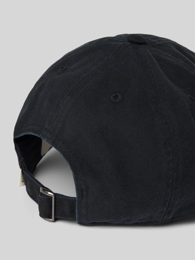 Forét Baseballpet met labelstitching Zwart - 3