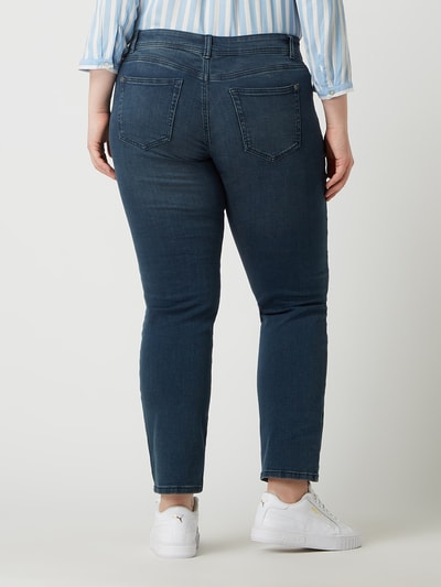 Tom Tailor Plus Slim Fit PLUS SIZE Jeans mit Stretch-Anteil  Dunkelblau 6