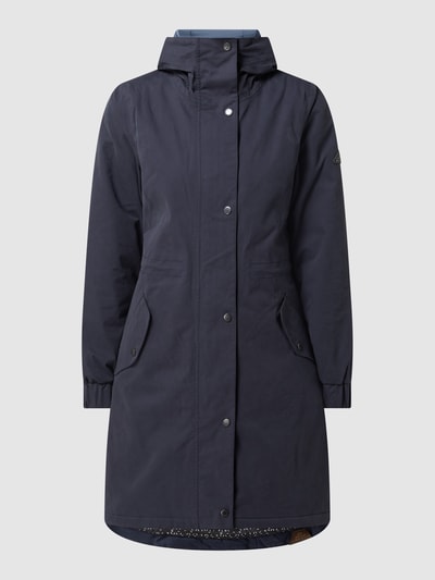 Barbour Parka met wattering, model 'Hauxley'  Marineblauw - 2