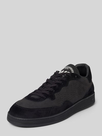 P448 Sneaker mit Label-Detail Modell 'VERT' Black 1