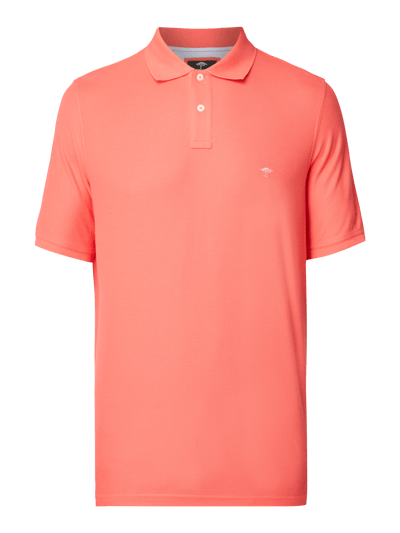 Fynch-Hatton Poloshirt aus Supima-Baumwolle Koralle 2