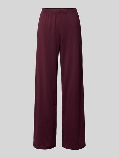 Produktfoto, Relaxed Fit Pyjama-Hose aus reiner Bio-Baumwolle von Jake*s Casual in Optik: Unifarben, elastischer Bundabschluss, Materialverarbeitung: Jersey-Stretch