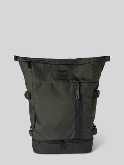 Strellson Rucksack mit Strukturmuster Modell 'sebastian' Khaki 2