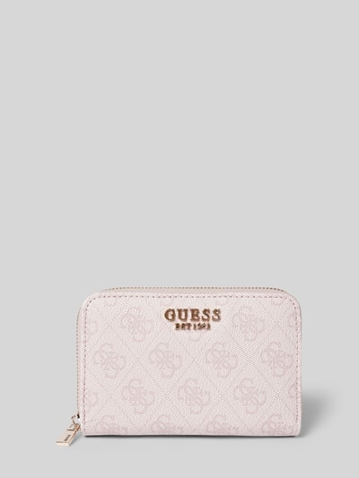 Guess Portemonnee met labeldetail, model 'ZAMIRA' Lichtroze - 1