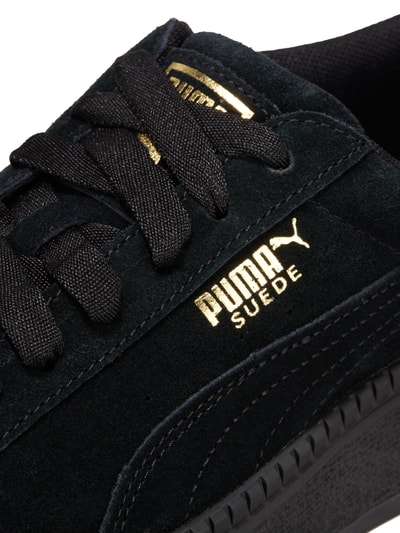 Puma Sneaker 'Platform Trace Trainers' aus Veloursleder Black 2