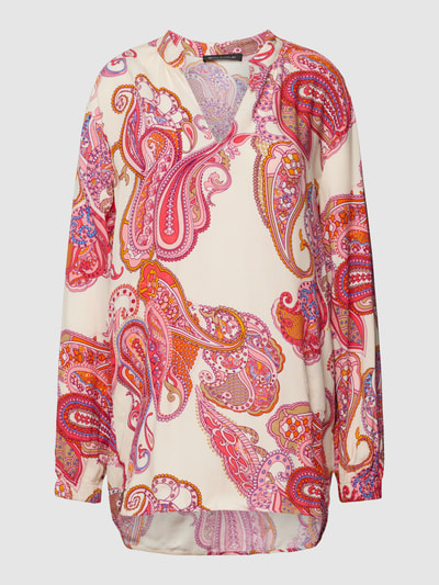 Betty Barclay Blusenshirt aus Viskose mit Allover-Muster Sand 2