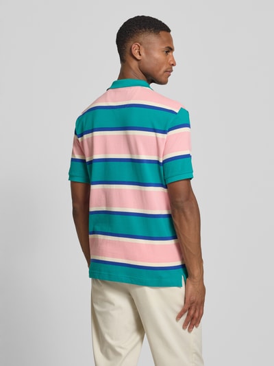 GANT Slim Fit Poloshirt mit Logo-Stitching Tuerkis 5