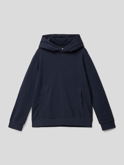 s.Oliver RED LABEL Hoodie met steekzakken opzij Marineblauw - 1