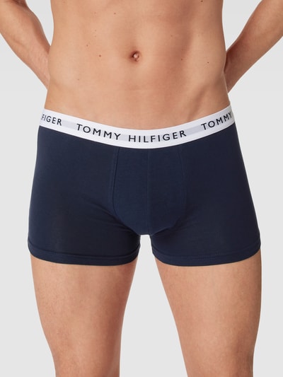 Tommy Hilfiger Trunks mit Logo-Stitching im 3er-Pack Marine 3