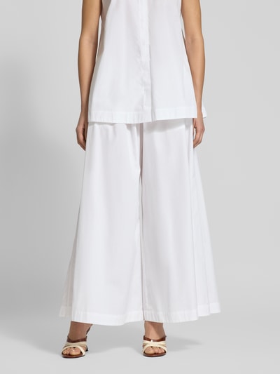 BOSS regular fit culotte van puur katoen model 'TALINI' Wit - 4