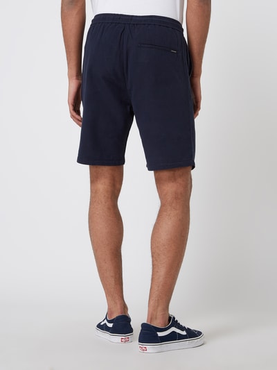 Scotch & Soda Korte broek met linnen  Marineblauw - 5