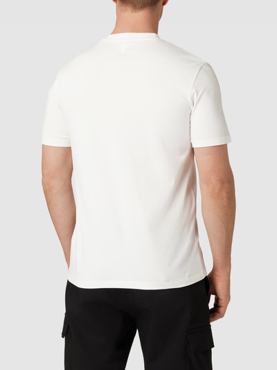 Guess Activewear T-Shirt mit Label-Print Modell 'ALPHY' Offwhite 5