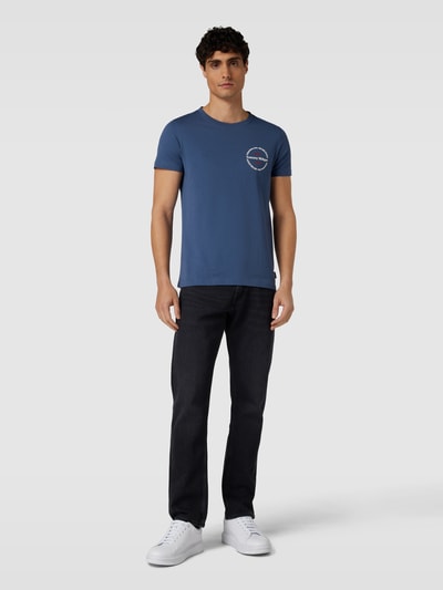 Tommy Hilfiger Slim Fit T-Shirt mit Rundhalsausschnitt Rauchblau 1