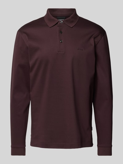 BOSS Poloshirt mit Label-Stitching Modell 'PADO' Bordeaux 2