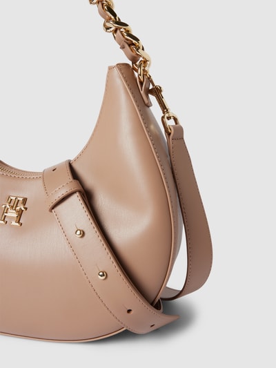 Tommy Hilfiger Handtasche mit Label-Detail Modell 'CHIC' Taupe 3