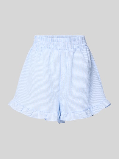 A-view Relaxed Fit Shorts mit Strukturmuster Modell 'Sonja' Hellblau 2