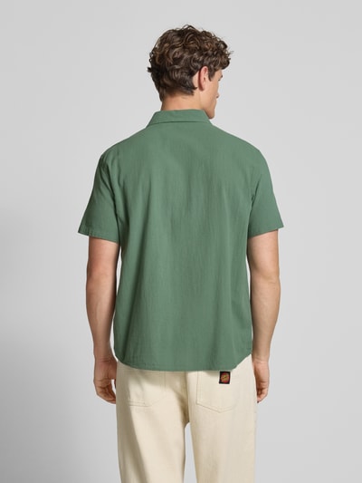 Blend Slim fit vrijetijdsoverhemd met stitchingdetails, model 'APOLLO' Olijfgroen - 5