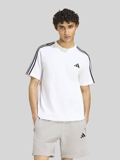 adidas Sportswear Regular Fit T-Shirt aus reiner Baumwolle Modell 'M 3S SJ LC T' Weiss 4