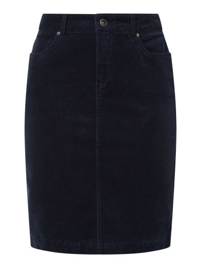 Montego Rok van corduroy Donkerblauw - 2