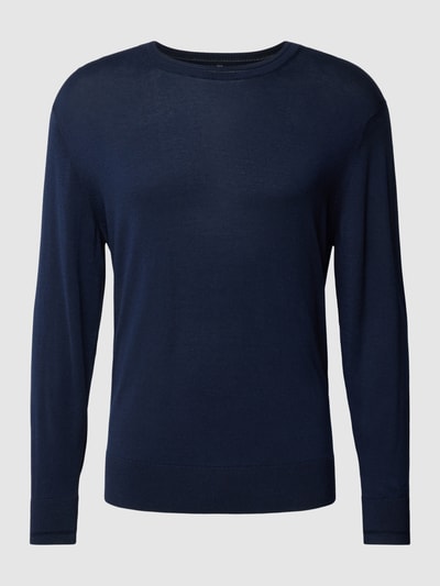 Tommy Hilfiger Tailored Strickpullover mit Rundhalsausschnitt Marine 2