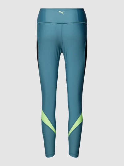 PUMA PERFORMANCE Legginsy z nadrukiem z logo Miętowy 3