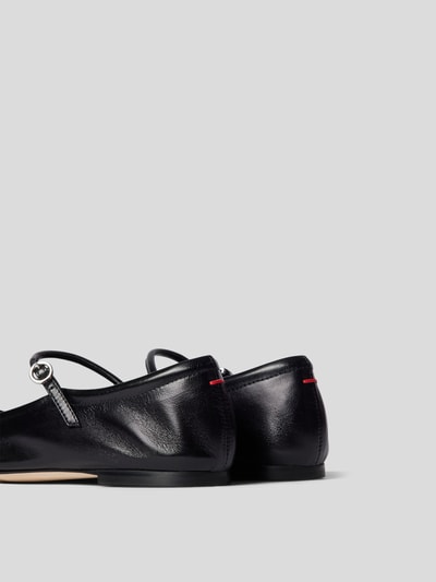 Aeyde Ballerinas aus echtem Leder Schwarz 3