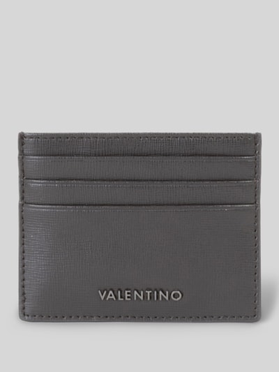 Valentino Bags Etui na karty ze skóry bydlęcej nappa z przegródkami na karty Ciemnobrązowy 1