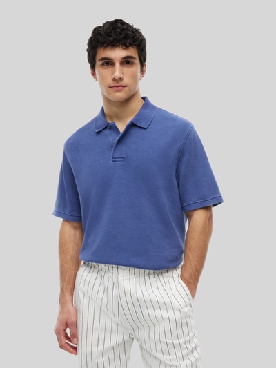 Tommy Jeans relaxed fit poloshirt van puur katoen Blauw - 4