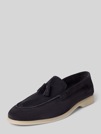 JOOP! SHOES Mokasyny skórzane ‘velluto franjo’ Granatowy 1