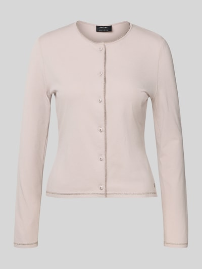 Marc Cain Gebreid jack van viscosemix met ronde hals Kit - 2