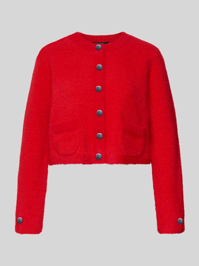 Produktfoto, Regular Fit Jacke in tricotlook met ronde hals, knoopsluiting, opgestikte zakken, ruglengte 44 cm, mouwlengte 60 cm, van Betty Barclay
