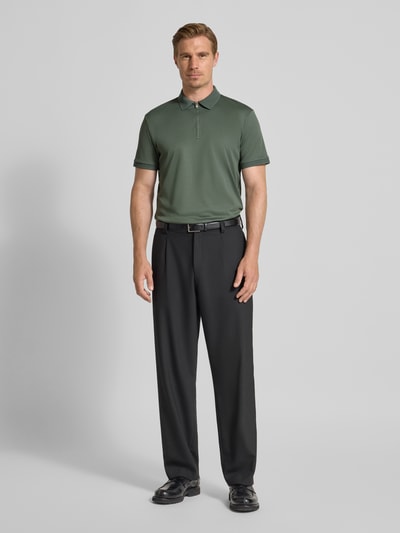 SELECTED HOMME Regular Fit Poloshirt aus Baumwoll-Mix Modell 'FAVE' Hellgruen 1