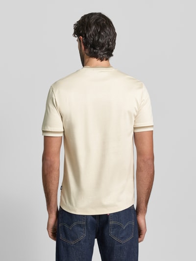 BOSS Slim Fit T-Shirt aus reiner Baumwolle Modell 'TESSLER 202' Offwhite 5