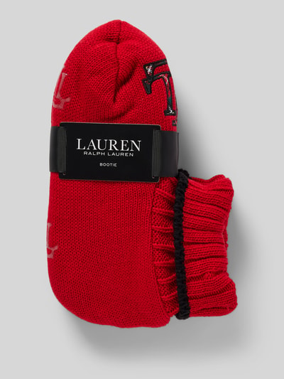 Lauren Ralph Lauren Sokken met logostitching Rood - 3