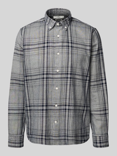 SELECTED HOMME Regular fit vrijetijdsoverhemd van puur biologisch katoen, model 'REGNOAH' Middengrijs - 2