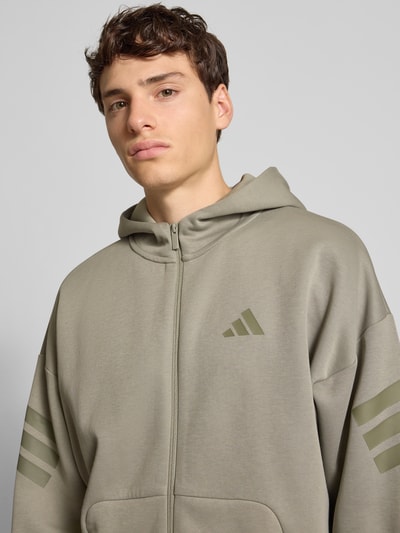 adidas Sportswear Sweatjack met capuchon Rietgroen - 3
