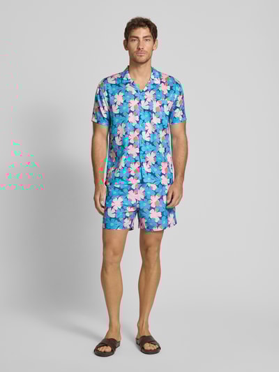 BOARDIES Badehose mit elastischem Bund Modell 'Sully Floral' Pink 1