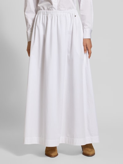 BOSS Orange Maxirock mit elastischem Bund Weiss 4
