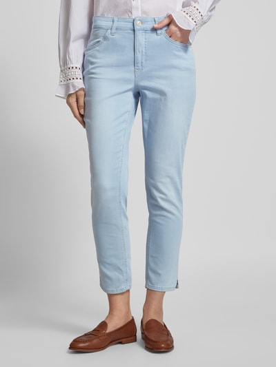 MAC Jeans in verkürzter Passform Modell 'MELANIE' Hellblau 4