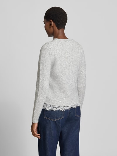 Christian Berg Woman Selection Regular fit pullover met mohairgehalte Beige gemêleerd - 5