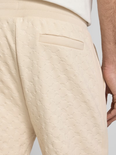 JOOP! Collection Sweatpants met elastische band, model 'Bahat' Beige - 3