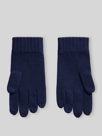 Polo Ralph Lauren Fingerhandschuhe aus Wolle mit Logo-Stickerei Marine 2