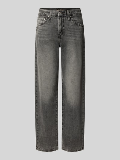 Levi's® 300 Jeansy o kroju tapered fit z czystej bawełny model 'EASY DAD' Jasnoszary 1
