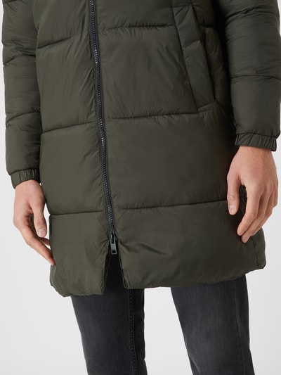 Jack & Jones Steppmantel mit Kapuze Modell 'Hero' Olivgrün 3