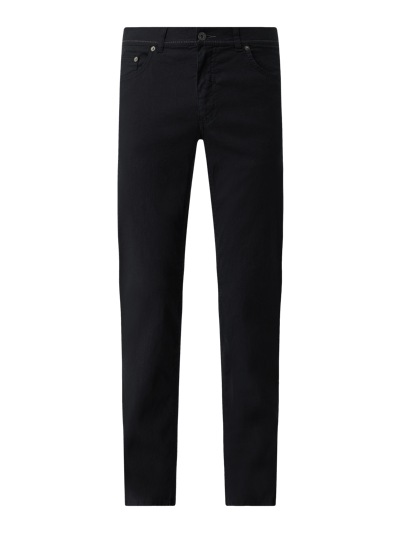 Brax Regular fit broek met katoen, model 'Cooper Fancy' Zwart - 2