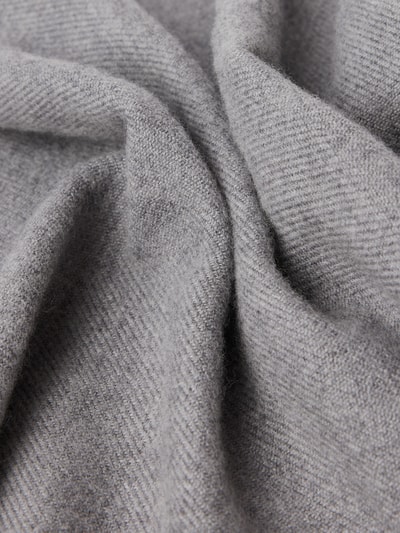 BOSS Sjaal van pure wol, model 'ZESY' Middengrijs - 2