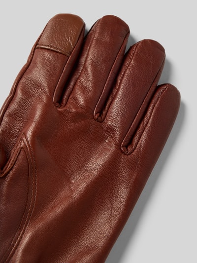 Akaroa Handschoenen met touchscreenfunctie, model 'RON' Cognac - 5